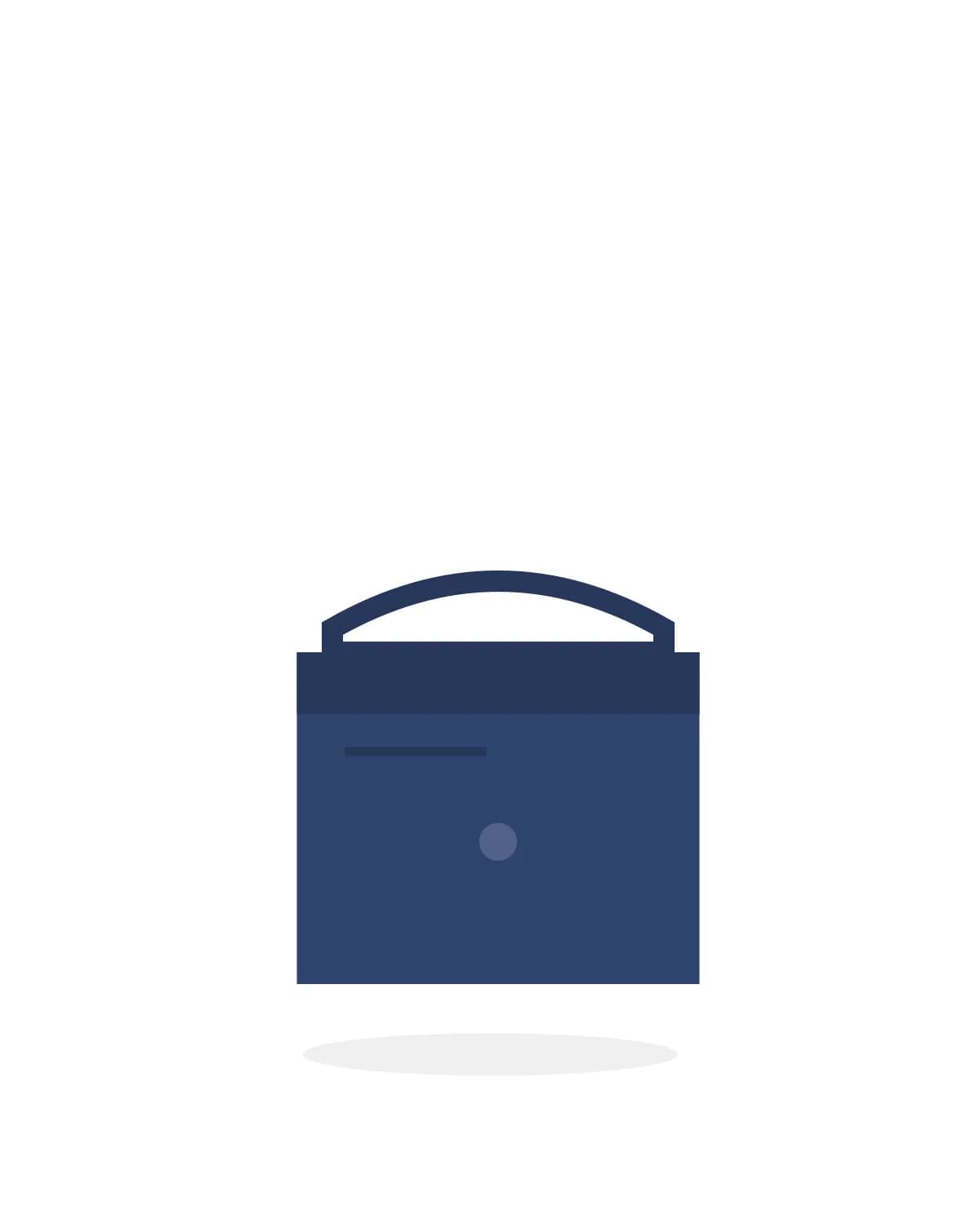 Compact Crossbody — Cobalt