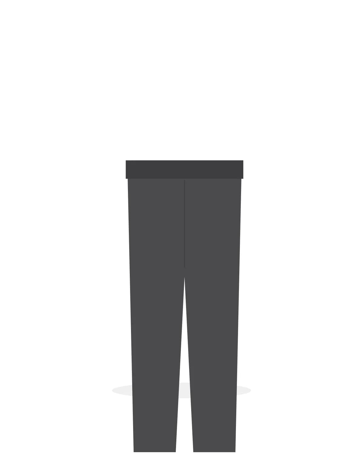 Wide-Leg Trousers — Graphite